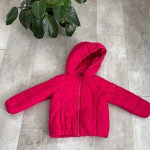 GAP Bright Pink Puffer Jacket for Kids